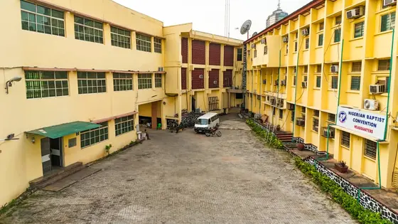 Courtyard of the Nigerian Baptist Convention headquarters