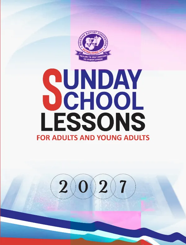 Cover of 2027 Sunday School Manual For Youth & Adult
