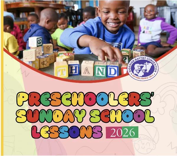 Cover of Preschoolers' Sunday School Lessons 2026